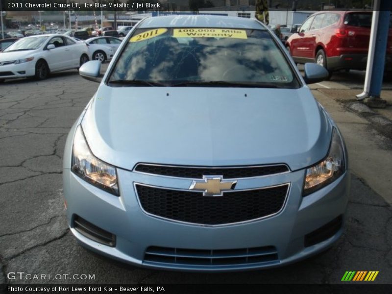 Ice Blue Metallic / Jet Black 2011 Chevrolet Cruze LT