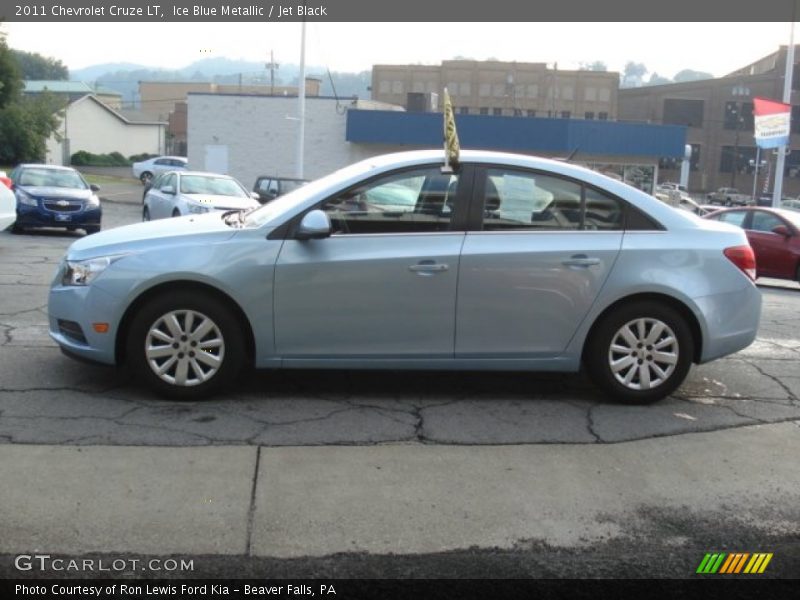 Ice Blue Metallic / Jet Black 2011 Chevrolet Cruze LT