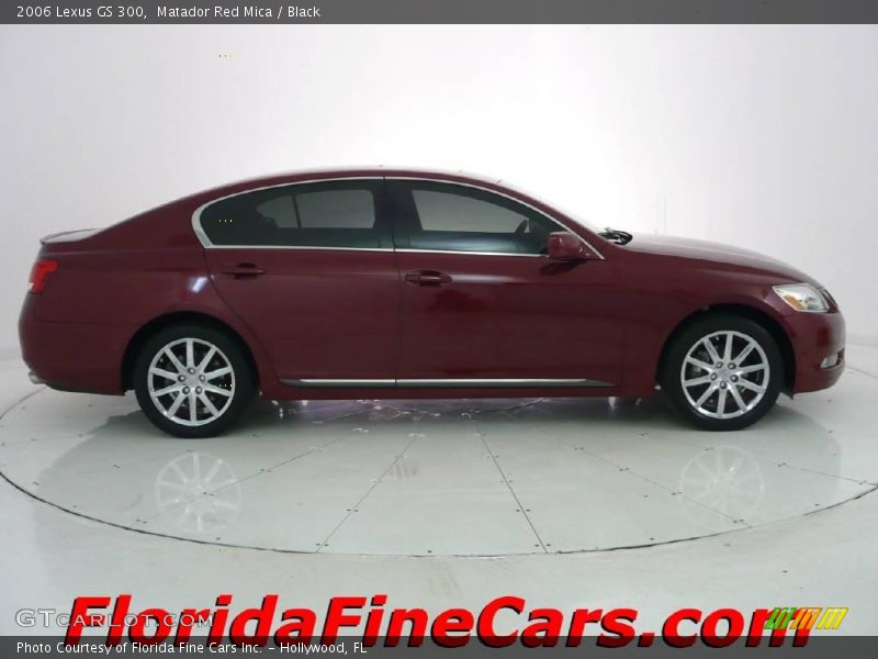 Matador Red Mica / Black 2006 Lexus GS 300