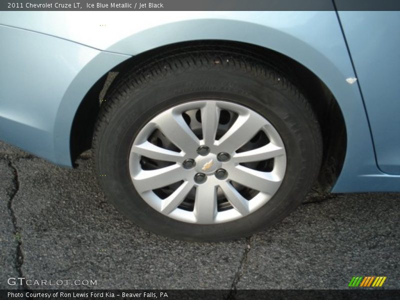 Ice Blue Metallic / Jet Black 2011 Chevrolet Cruze LT