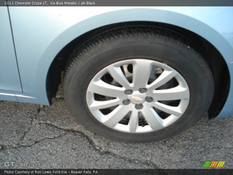 Ice Blue Metallic / Jet Black 2011 Chevrolet Cruze LT