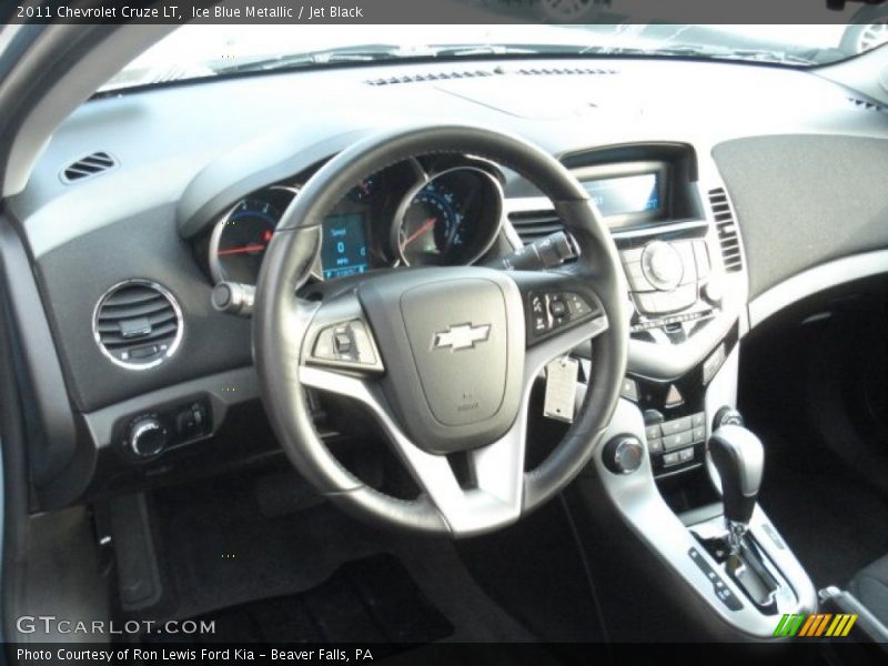 Ice Blue Metallic / Jet Black 2011 Chevrolet Cruze LT
