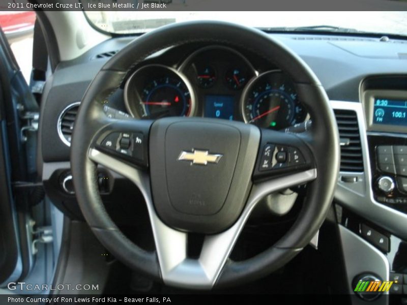 Ice Blue Metallic / Jet Black 2011 Chevrolet Cruze LT