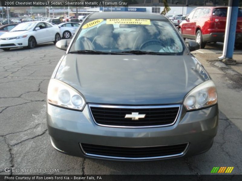 Silverstone Metallic / Titanium Gray 2006 Chevrolet Malibu LT Sedan
