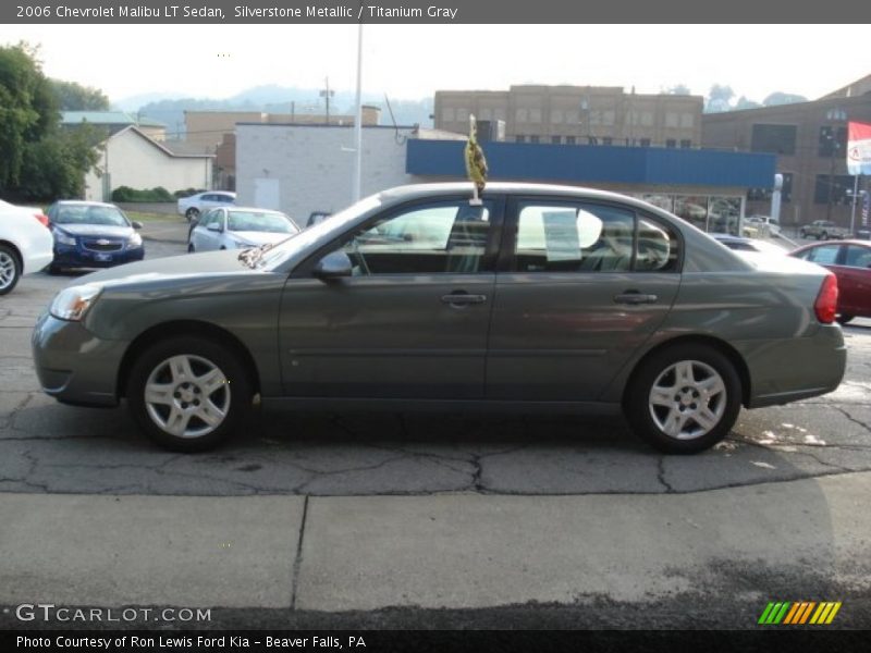 Silverstone Metallic / Titanium Gray 2006 Chevrolet Malibu LT Sedan