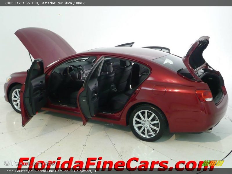 Matador Red Mica / Black 2006 Lexus GS 300