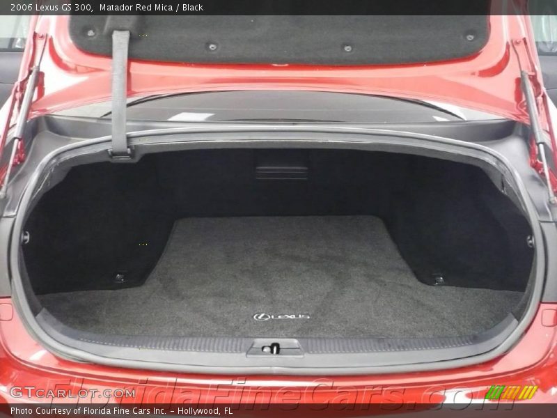 Matador Red Mica / Black 2006 Lexus GS 300