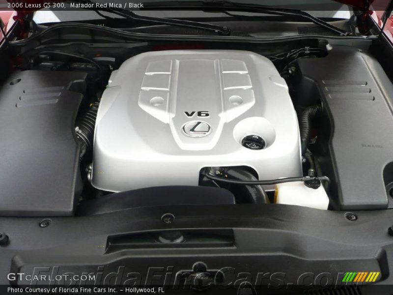 Matador Red Mica / Black 2006 Lexus GS 300