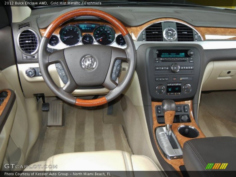 Gold Mist Metallic / Cashmere 2012 Buick Enclave AWD