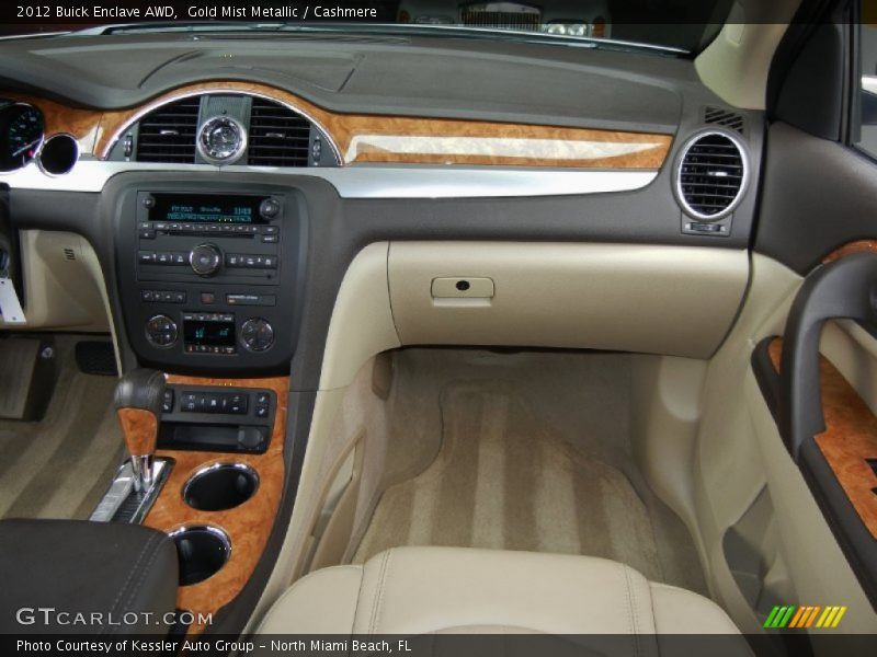 Gold Mist Metallic / Cashmere 2012 Buick Enclave AWD