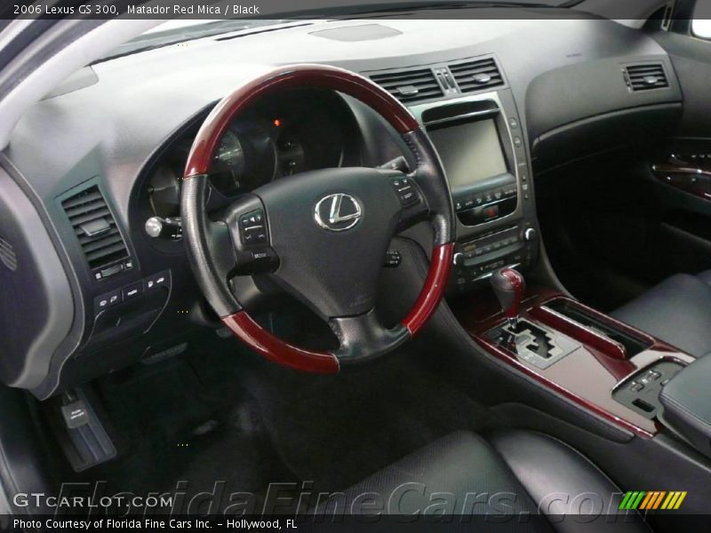 Matador Red Mica / Black 2006 Lexus GS 300