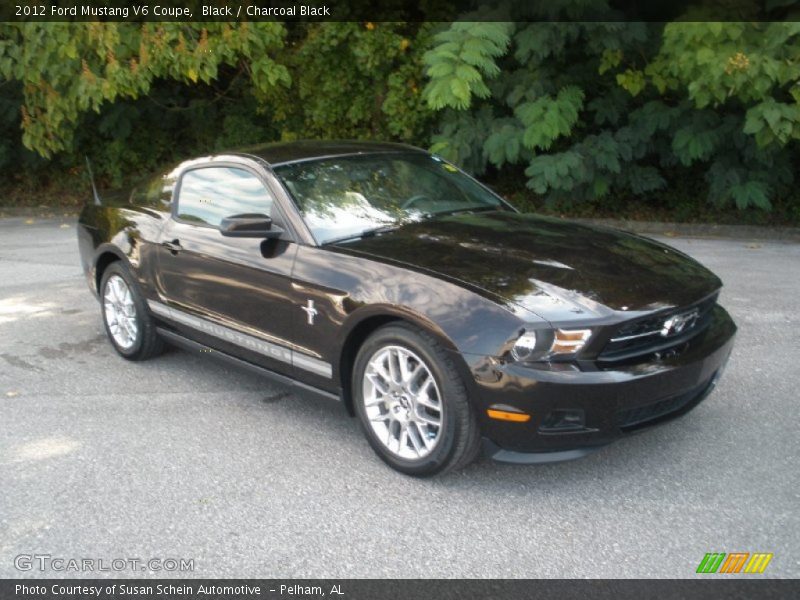Black / Charcoal Black 2012 Ford Mustang V6 Coupe