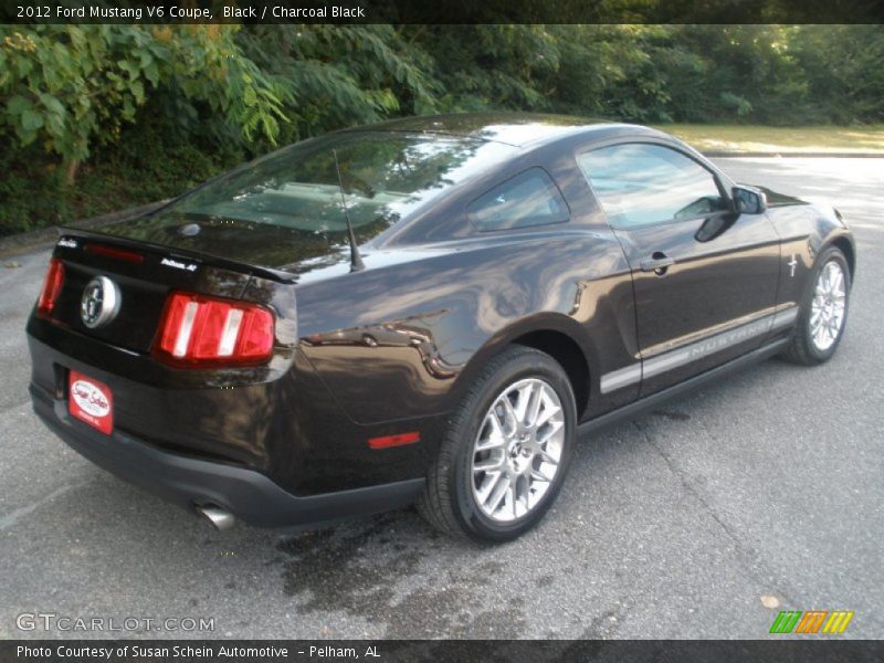 Black / Charcoal Black 2012 Ford Mustang V6 Coupe