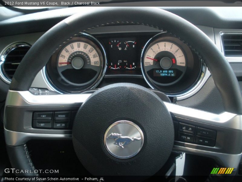 Black / Charcoal Black 2012 Ford Mustang V6 Coupe