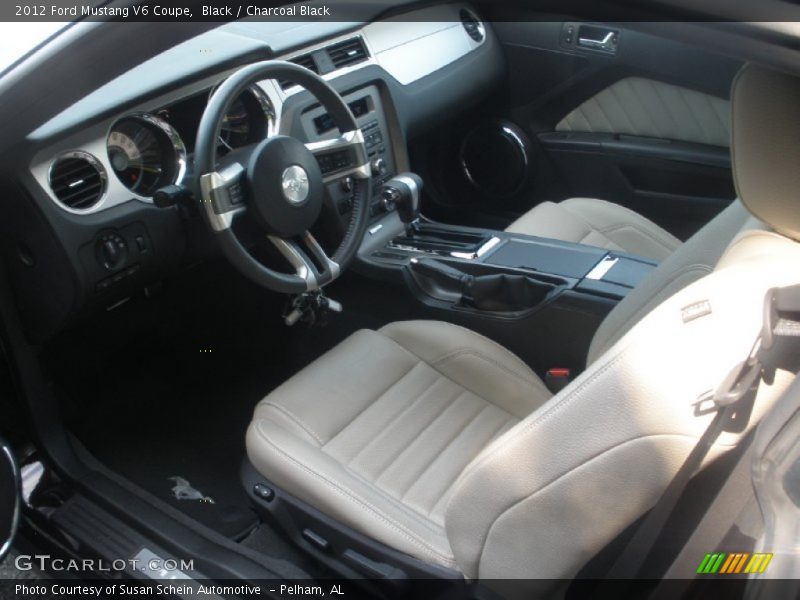 Black / Charcoal Black 2012 Ford Mustang V6 Coupe