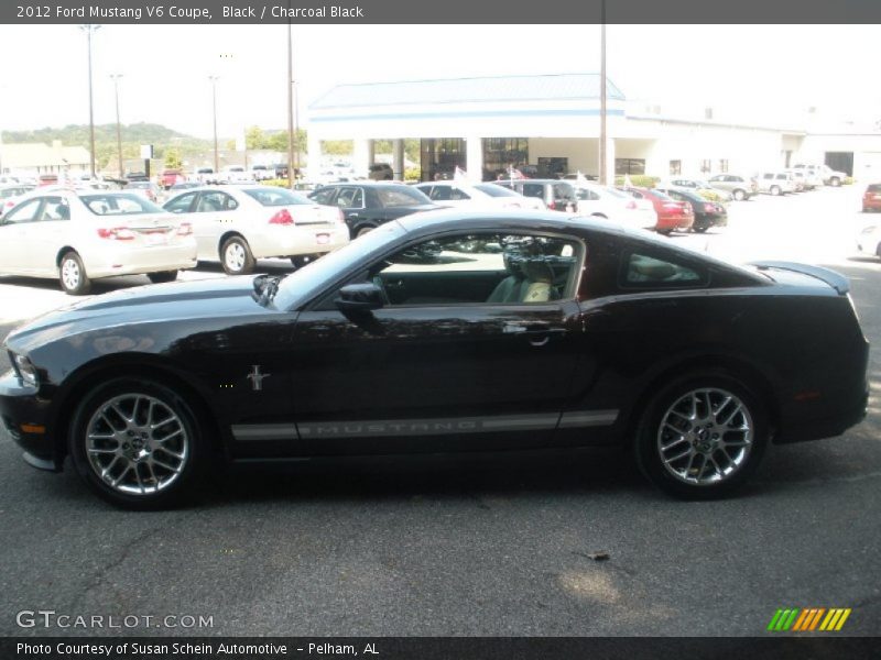 Black / Charcoal Black 2012 Ford Mustang V6 Coupe
