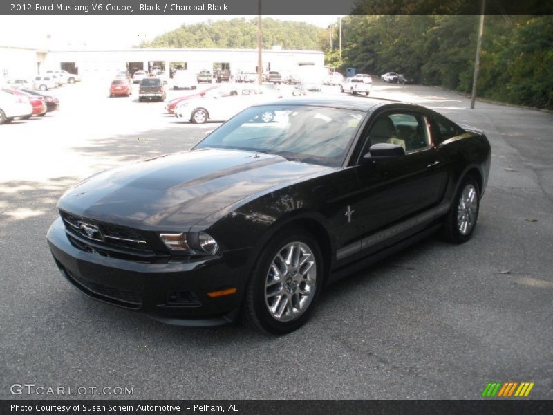 Black / Charcoal Black 2012 Ford Mustang V6 Coupe