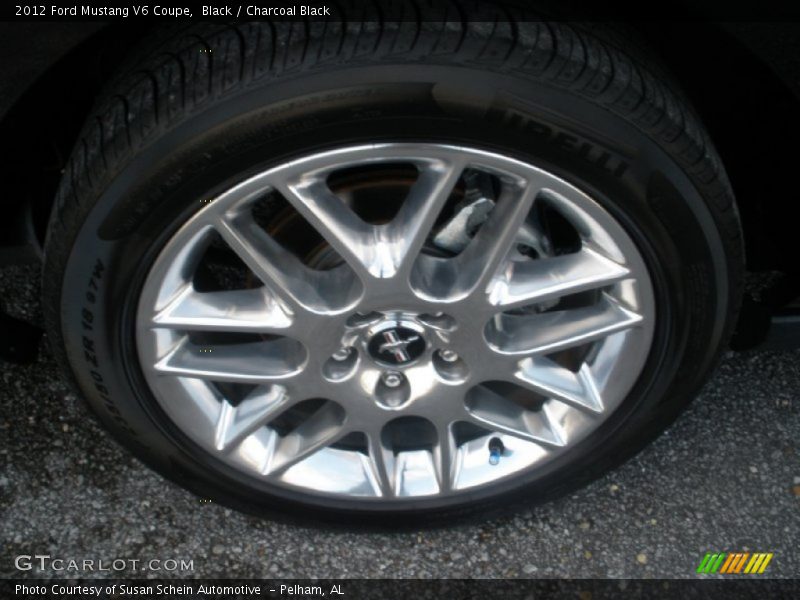 Black / Charcoal Black 2012 Ford Mustang V6 Coupe