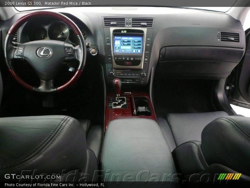 Matador Red Mica / Black 2006 Lexus GS 300