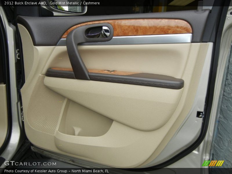 Gold Mist Metallic / Cashmere 2012 Buick Enclave AWD