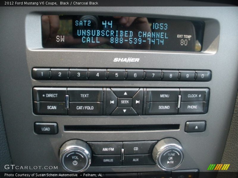 Black / Charcoal Black 2012 Ford Mustang V6 Coupe