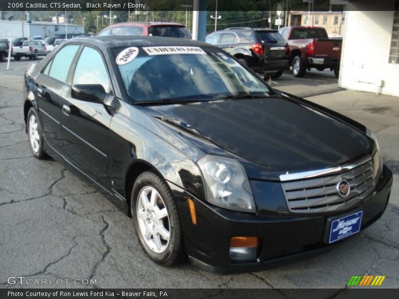 Black Raven / Ebony 2006 Cadillac CTS Sedan