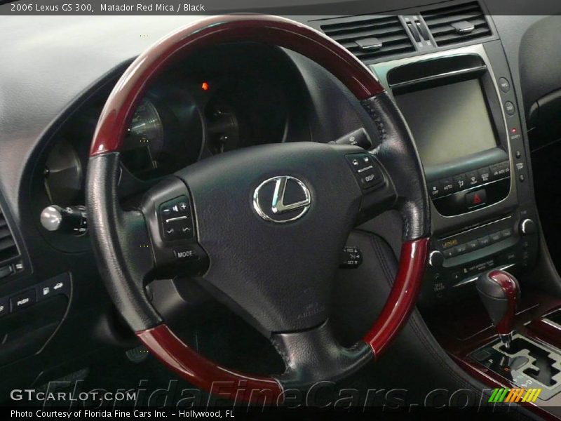 Matador Red Mica / Black 2006 Lexus GS 300