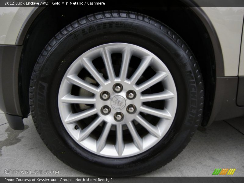 Gold Mist Metallic / Cashmere 2012 Buick Enclave AWD