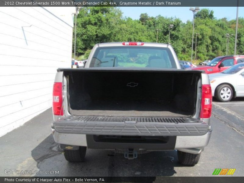 Graystone Metallic / Dark Titanium 2012 Chevrolet Silverado 1500 Work Truck Extended Cab 4x4