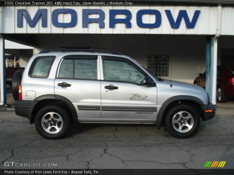 Silver Metallic / Medium Gray 2002 Chevrolet Tracker ZR2 4WD Hard Top