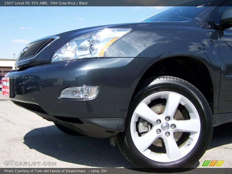 Flint Gray Mica / Black 2007 Lexus RX 350 AWD