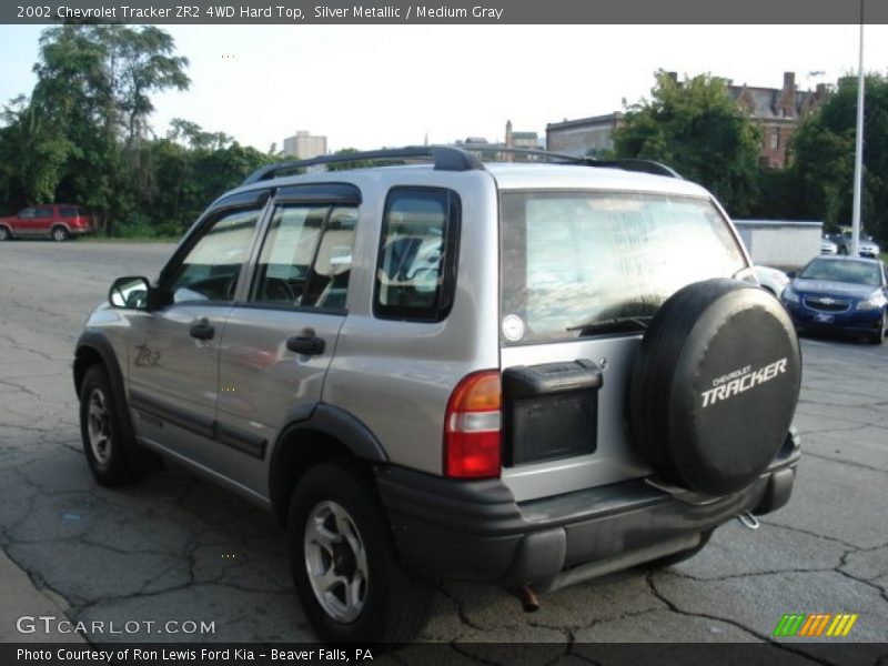Silver Metallic / Medium Gray 2002 Chevrolet Tracker ZR2 4WD Hard Top
