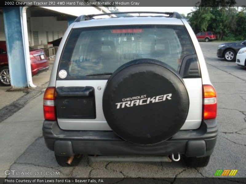 Silver Metallic / Medium Gray 2002 Chevrolet Tracker ZR2 4WD Hard Top