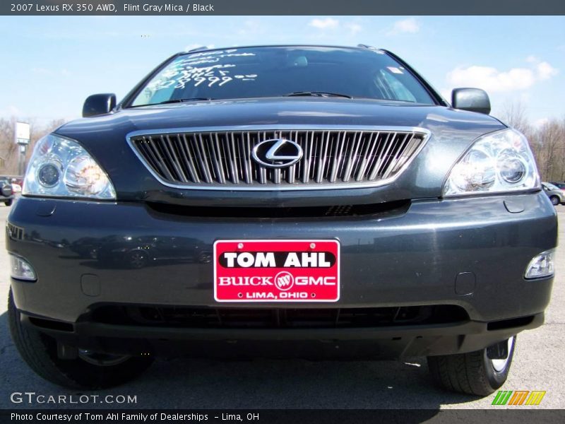 Flint Gray Mica / Black 2007 Lexus RX 350 AWD