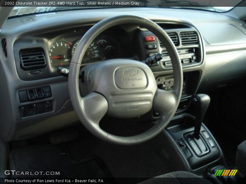 Silver Metallic / Medium Gray 2002 Chevrolet Tracker ZR2 4WD Hard Top