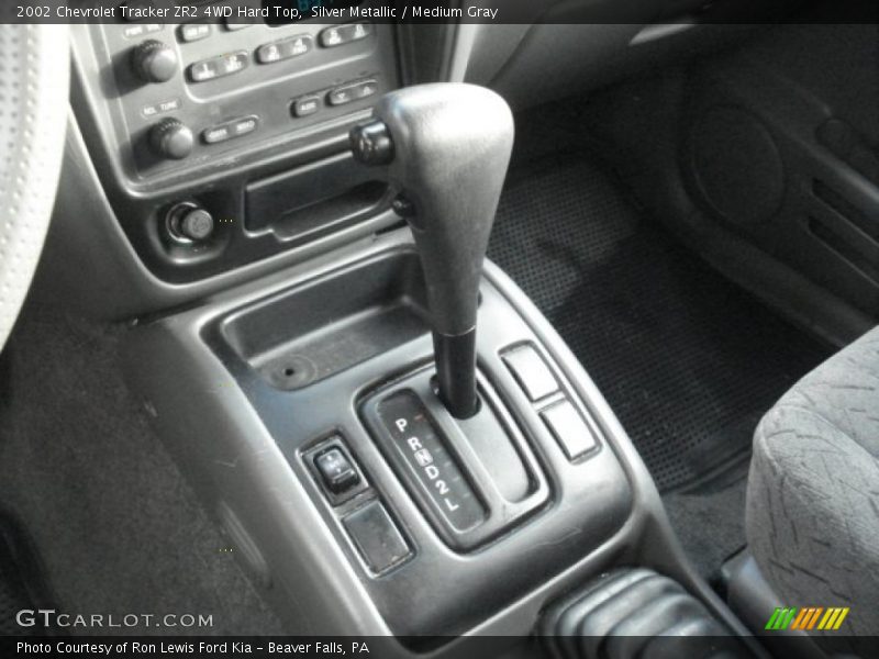 Silver Metallic / Medium Gray 2002 Chevrolet Tracker ZR2 4WD Hard Top