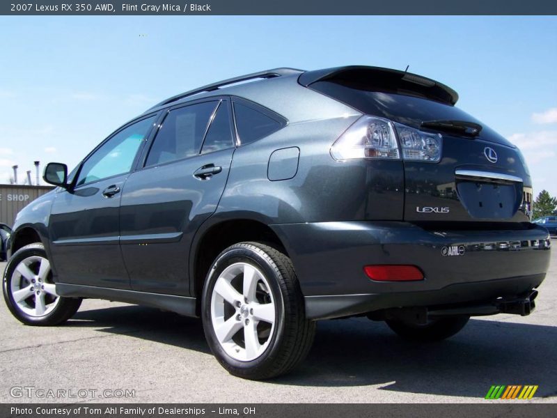 Flint Gray Mica / Black 2007 Lexus RX 350 AWD