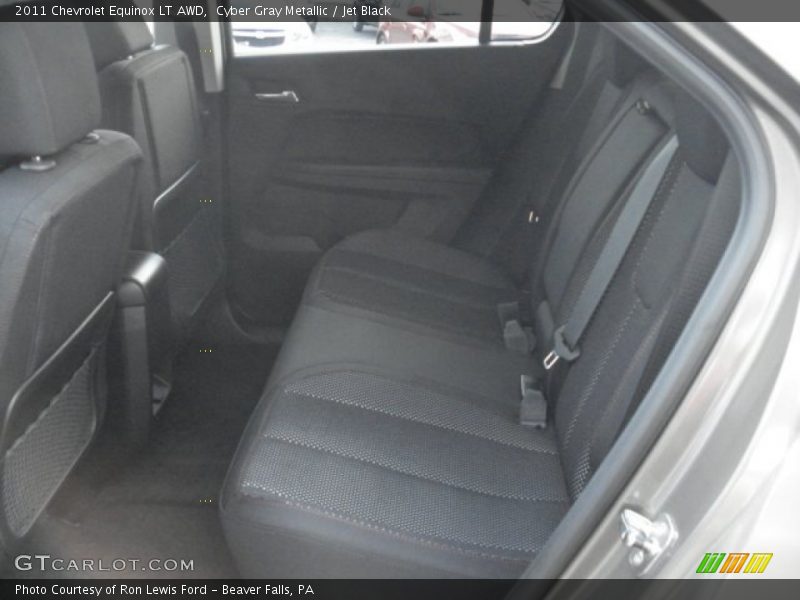 Cyber Gray Metallic / Jet Black 2011 Chevrolet Equinox LT AWD
