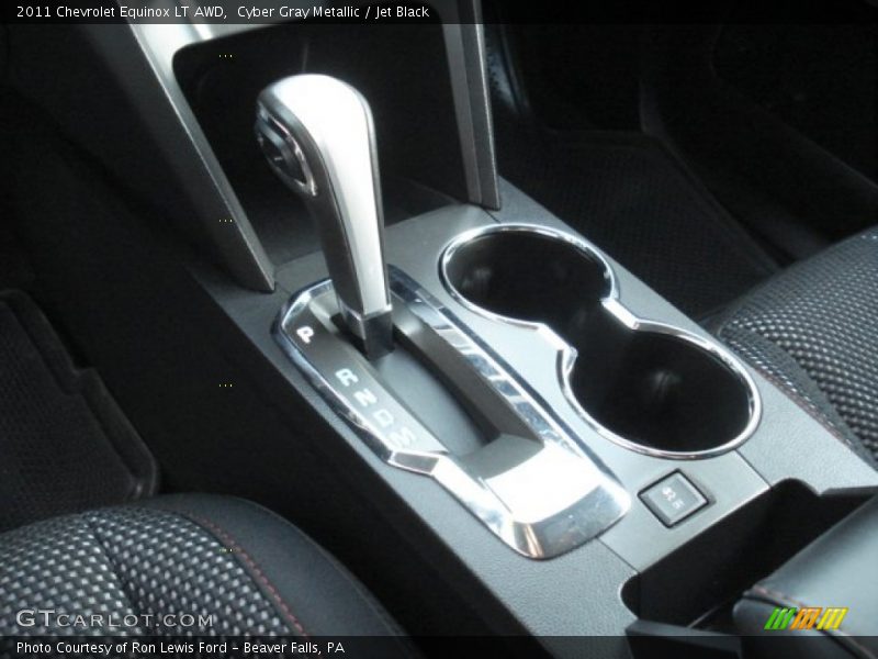 Cyber Gray Metallic / Jet Black 2011 Chevrolet Equinox LT AWD