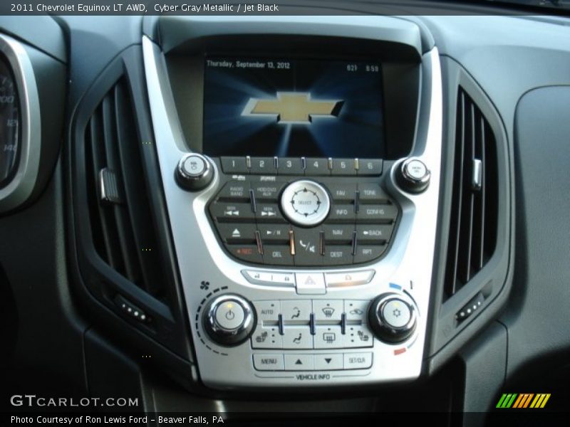 Cyber Gray Metallic / Jet Black 2011 Chevrolet Equinox LT AWD