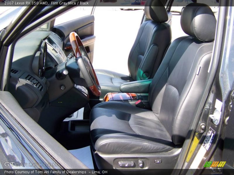 Flint Gray Mica / Black 2007 Lexus RX 350 AWD
