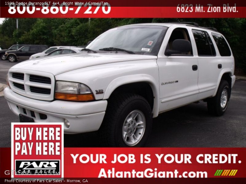 Bright White / Camel/Tan 1999 Dodge Durango SLT 4x4