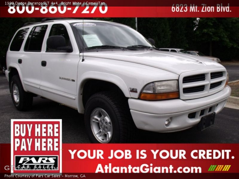 Bright White / Camel/Tan 1999 Dodge Durango SLT 4x4