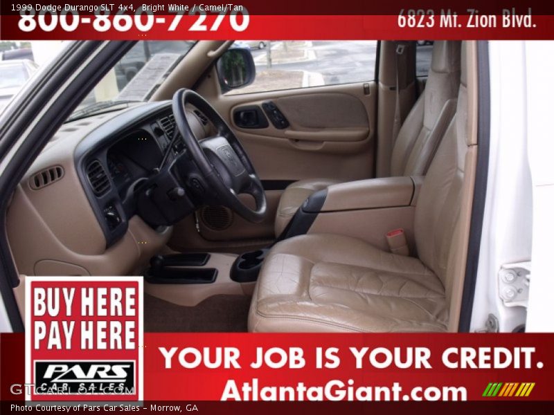 Bright White / Camel/Tan 1999 Dodge Durango SLT 4x4