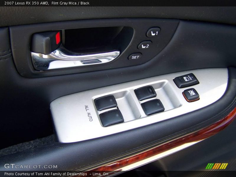 Flint Gray Mica / Black 2007 Lexus RX 350 AWD