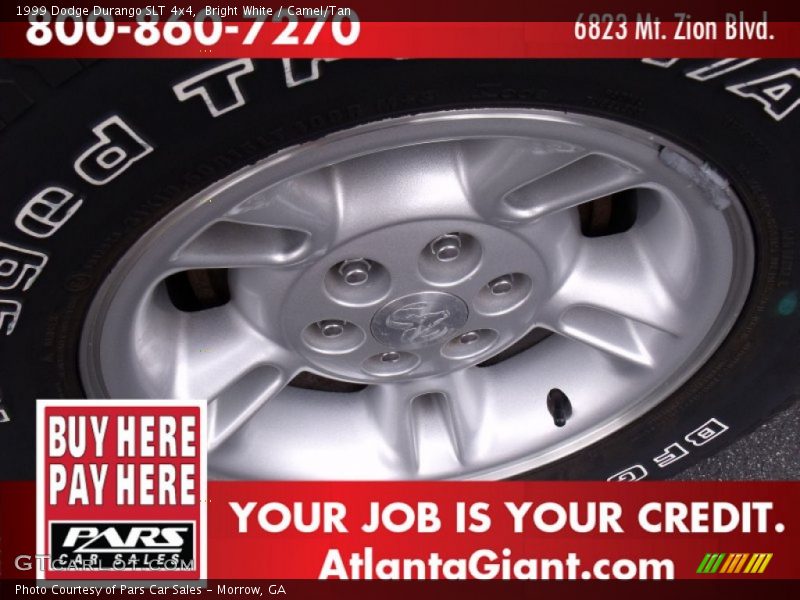 Bright White / Camel/Tan 1999 Dodge Durango SLT 4x4