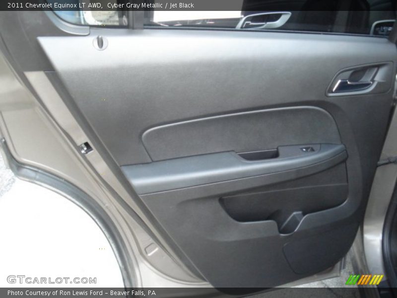 Cyber Gray Metallic / Jet Black 2011 Chevrolet Equinox LT AWD