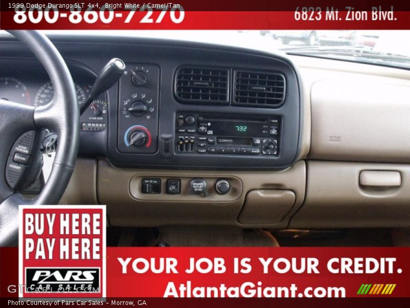 Bright White / Camel/Tan 1999 Dodge Durango SLT 4x4