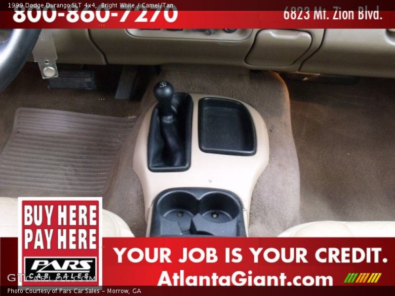Bright White / Camel/Tan 1999 Dodge Durango SLT 4x4