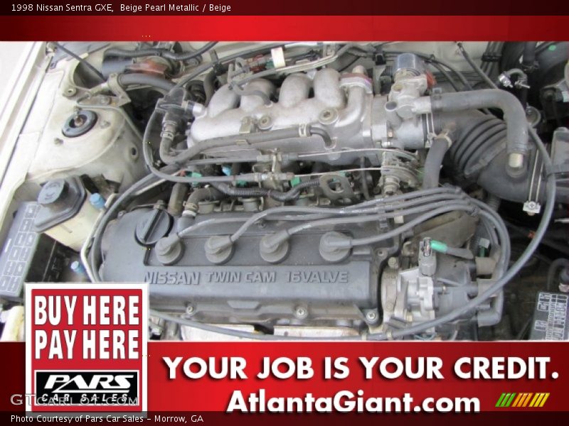 Beige Pearl Metallic / Beige 1998 Nissan Sentra GXE